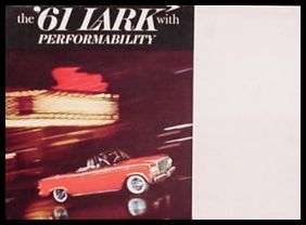 1961 Studebaker Packard Lark Brochure, Nr MINT ORIGINAL  