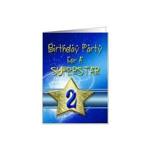  2nd Birthday party for a Superstar Card Toys & Games