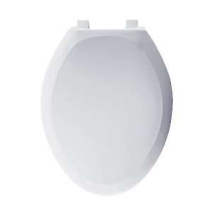  Bemis 1200TC162 Plastic Elongated Toilet Seat, Silver 