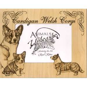 Welsh Corgi Cardagan Laser Engraved Dog Photo Matte 8 X 10  