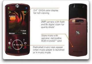  Motorola MOTO Z9 Phone, Mahogany Red (AT&T) Version 1 