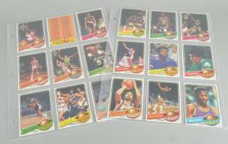 1979 80 Topps Basketball COMPLETE SET 132 Cards ABDUL JABBAR MALONE 