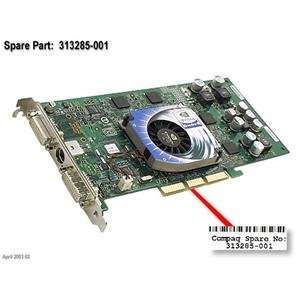  128MB HP Quadro4 980XGL AGP 8x Dual DVI DDR 313285 001 