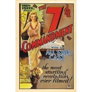  The Seventh Commandment Movie Poster (27 x 40 Inches 