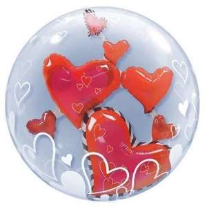    Love Balloons   24 Love Floating Hearts Bubble Toys & Games