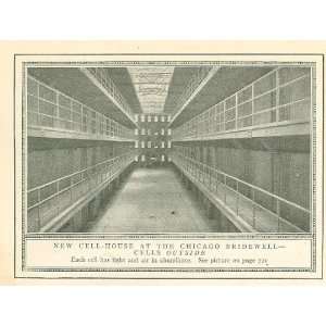 1911 Prison Prisoners Chicago Bridewell Corrections 