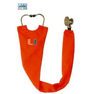   University of Miami Orange Stethoscope Cover