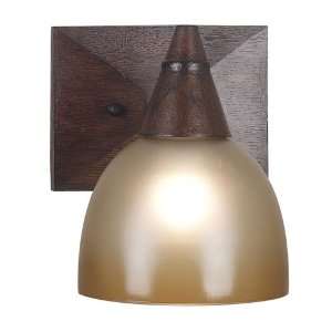  Kenroy Lighting 92110DO Kyoto 1 Light Sconces in Dark Oak 