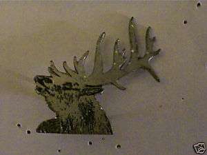 ELK,WAPITI,HUNTING,PEWTER PIN,QUALITY MADE 1 ONLY RARE  