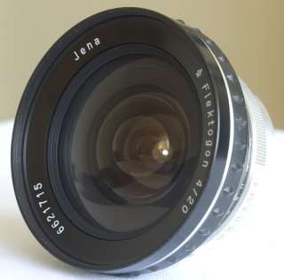 1Q Carl Zeiss Jena DDR Flektogon 4/20   Nikon mount + AF confirm Chip 