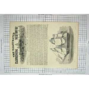  1853 Dalhousie Ship Indiaman Wrecked Beachy Head
