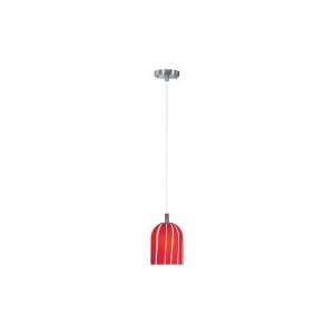  ET2 Lighting E91191 03 One Light Nickel Down Mini Pendant 