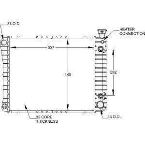  Visteon 9273 Radiator Automotive