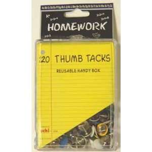  Thumb Tacks Asst.Colors   120 Pack(Pack Of 48) Office 
