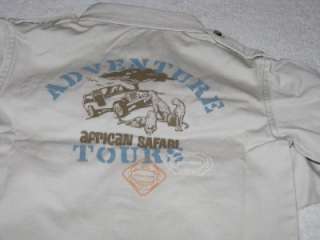   Safari Adventure Khaki Cargo Shirt Size 2T 2 Years Old NEW  