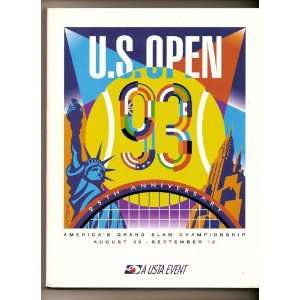  1993 Tennis US Open Program Sampras Graf 