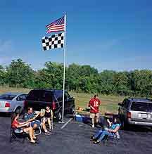 20 TAILGATING CAMPING RACING FLAGPOLE WITH WHEELSTAND  