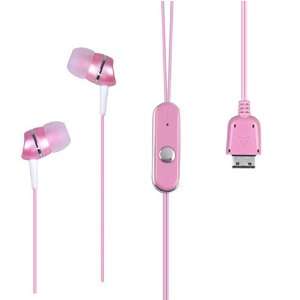  Pink Stereo Hands Free Headset for Samsung A867 (Eternity 