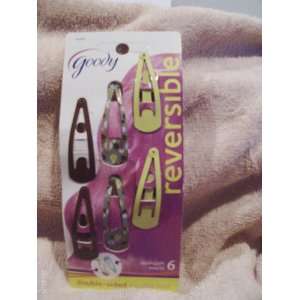  Goody Reversible Snap Clips 6 Count Colors Vary Beauty