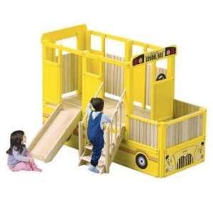  Reading Loft for Preschool Classroom   School Bus Toys 