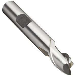 Union Butterfield 963 Cobalt Steel End Mill, Uncoated (Bright) Finish 
