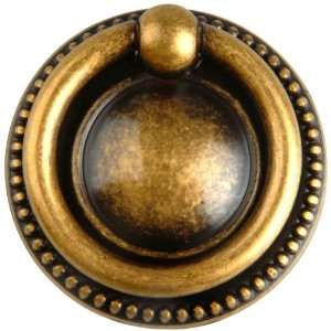   .09 Classic Series Ring Pull, 1.97 Inch Diameter, Antique Brass Dark