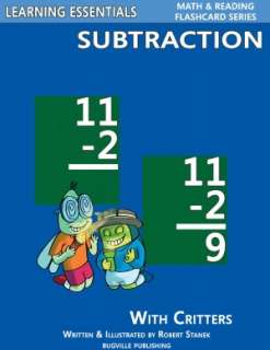 Subtraction Flash Cards Subtraction Facts with Critters (Learning 
