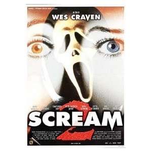 SCREAM   SCREAM 2   ITALIAN MOVIE POSTER(Size 27 1/2x40)