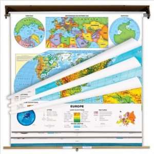   Globes 7925 470X Physical Political Map Set # of Maps 6 Maps Home
