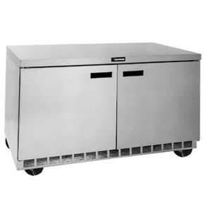  Delfield 4464N 64 Worktop Refrigerator with Two Doors 