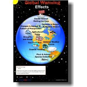  Global Warming Effects   Classroom Science Poster Office 