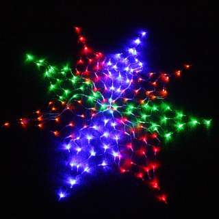 Colorful Net 160 LED Lights For Christmas Party EU Plug  