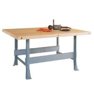   Four Station Workbench with Steel Legs Vise 4 Vise