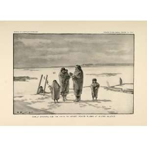1904 Print Zuni Family Prayer Plumes Winter Solstice   Original 