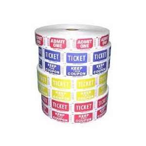  Sparco Products  Ticket Roll, Double w/Coupon, 2000/RL 