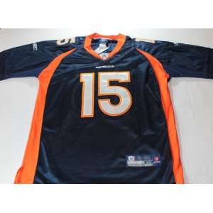  Tim Tebow Denver Broncos Blue Sewn Jersey   Size 48 