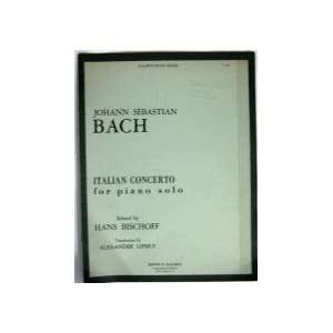   Piano Solo (Kalmus Piano Series Edited by Hans Bischoff) Bach Books