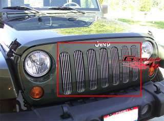 07 11 2011 Jeep JK Wrangler Vertical Billet Grille  