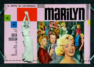 MARILYN MONROE * ORIGINAL ITALIAN MOVIE POSTER 1963  