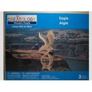  Creatology 3 D Wooden Puzzle Eagle 