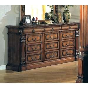   Montecito Collection Rich Chestnut Finish Wood Dresser