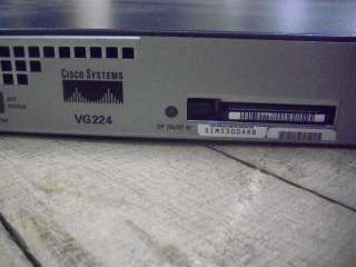 Cisco VG224 Voice Analog Phone Gateway 24 Ports ( 64MB CF Included 