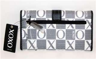 XOXO Wallet in Black & White Pattern NWT  