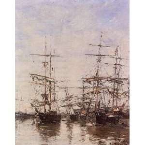   Inch, painting name The Port, By Boudin Eugène 