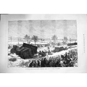  1876 Railway Train Crash Abbots Ripton Huntingdon
