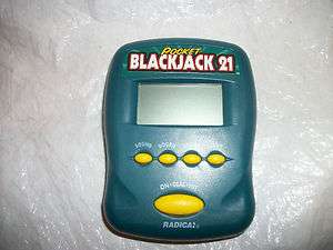Radica Pocket Blackjack 21 Handheld Electronic Game  
