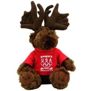  2010 Winter Olympics Team USA 6 Plush Moose