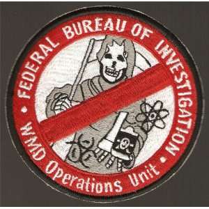  FBI WMD Operations Unit Patch 