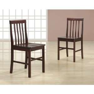  Princeton Dining Chairs in Espresso (Set of 2) Furniture 