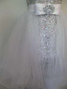AUTHENTIC   SHERRI HILL 2308 Prom Pagent Wedding Dress Size 4/6 